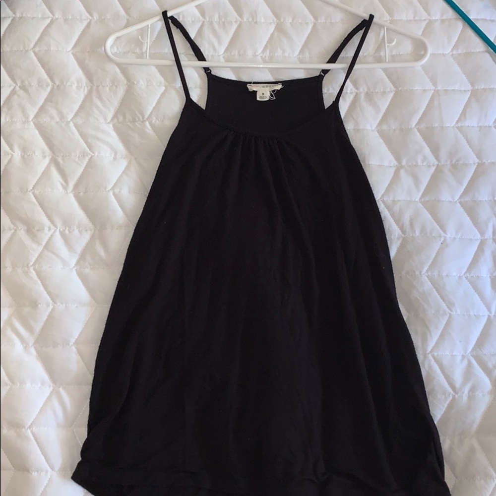 cute flowy black top